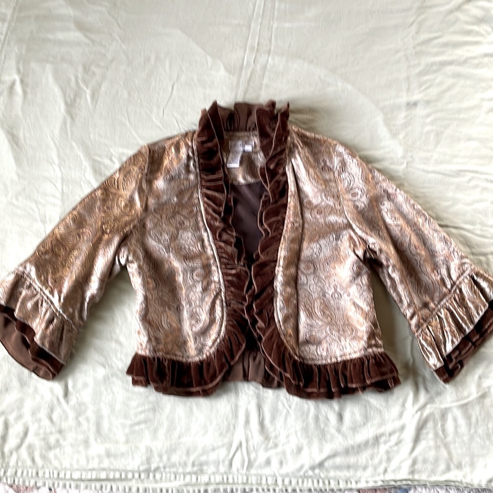 J Marco Vintage Brocade Evening Jacket